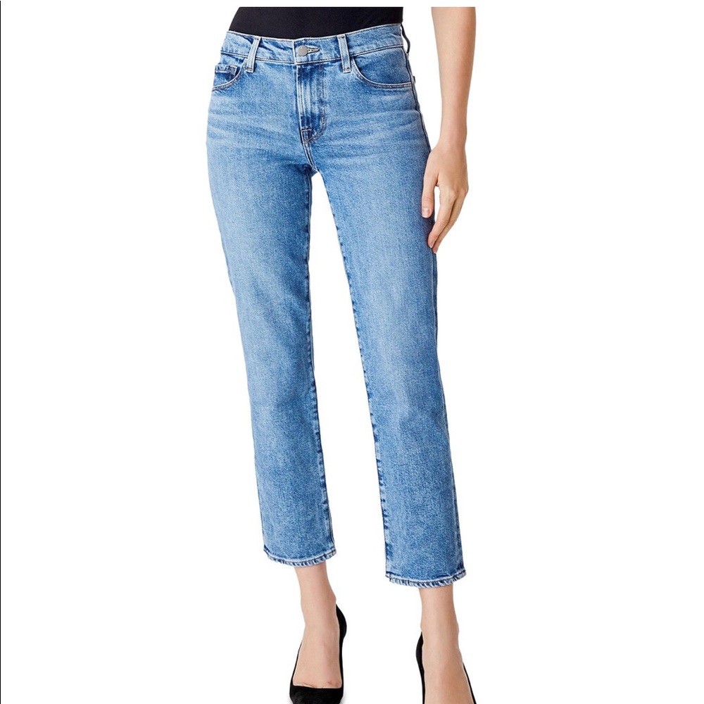 **NWOT** Adele Mid-Rise Straight Ankle Jeans